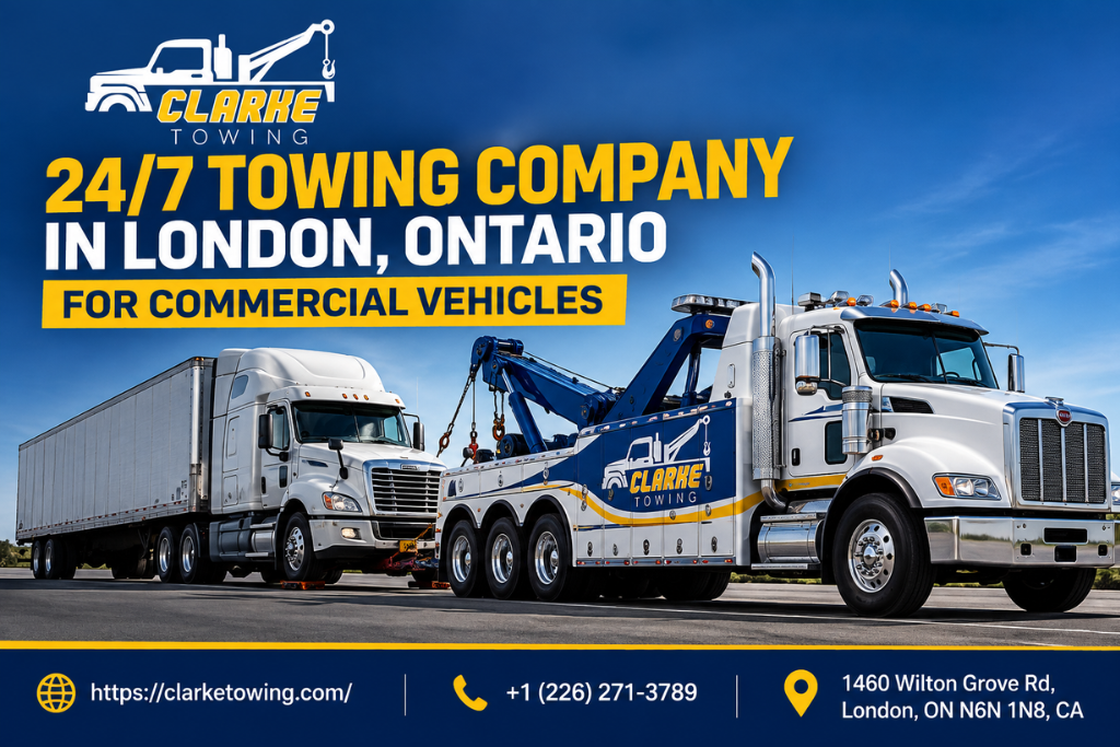 24/7 Towing Company in London, Ontario for Commercial Vehicles 